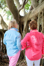 Load image into Gallery viewer, Sky High Blue Pure Linen Shirt