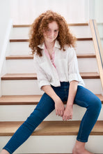 Load image into Gallery viewer, Signature Pink Stripe Linen Shirt