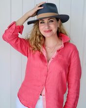 Load image into Gallery viewer, Watermelon Pure Linen Shirt