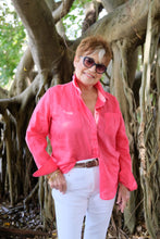 Load image into Gallery viewer, Watermelon Pure Linen Shirt